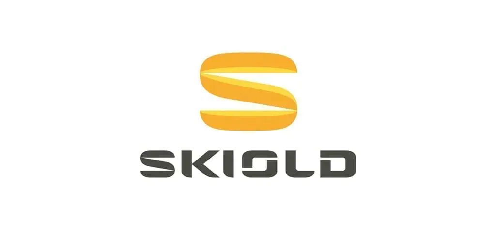 The SKIOLD logo featuring a stylized yellow S above the brand name in a bold, professional sans-serif font.