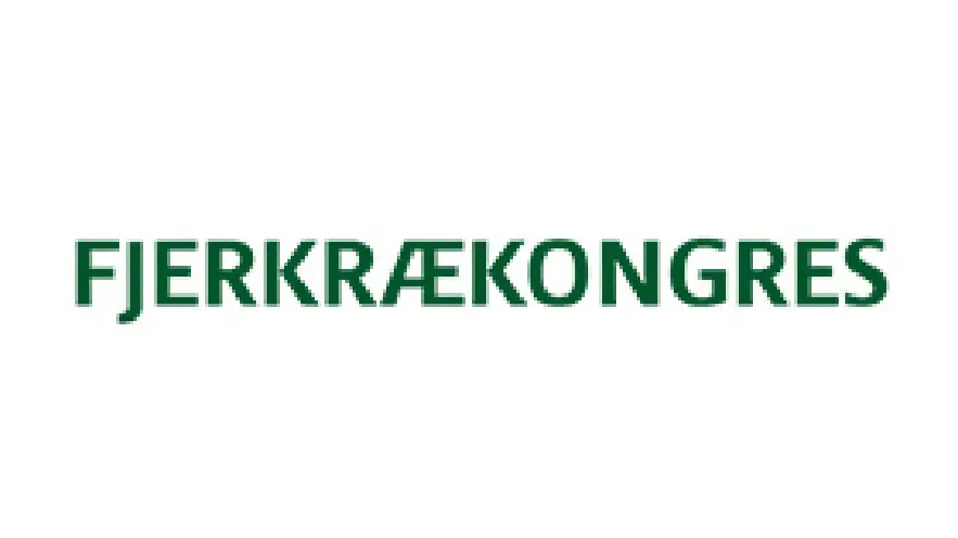 Dark green text logo reading 'FJERKRÆKONGRES' on a white background, representing the Danish poultry congress.