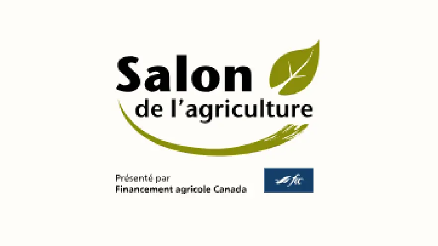 Salon de l'agriculture logo for the 2026 poultry exhibition in Québec, presented by Financement agricole Canada.