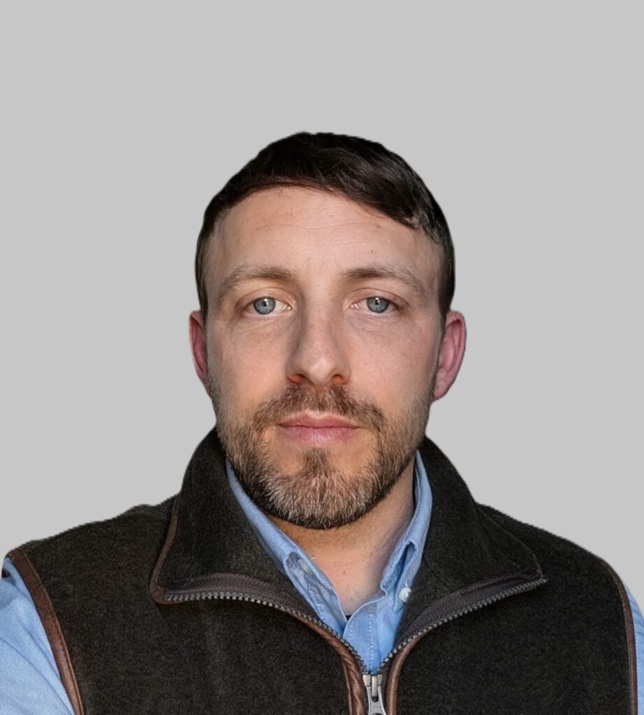 Portrait of Jim Bowen, Sales Representative for LANDMECO in the UK and Ireland.