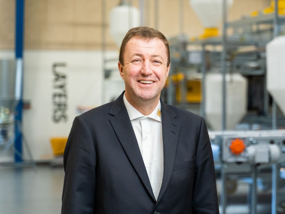 Portrait d'Alex Dybdal chez LANDMECO, fabricant scandinave de systèmes pour pondeuses.