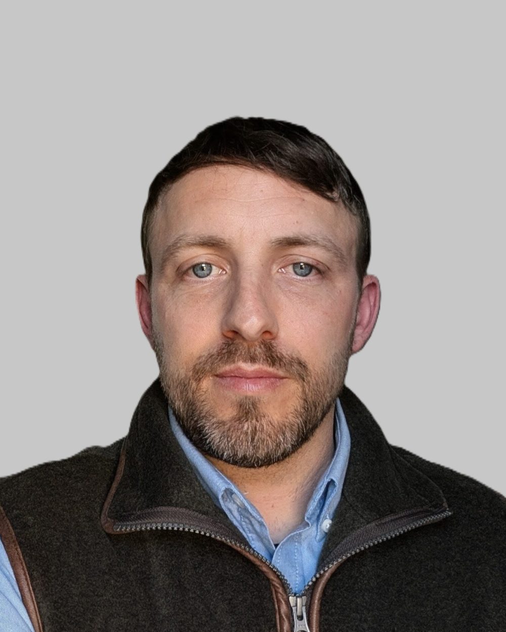 Portrait of Jim Bowen, Sales Representative for LANDMECO in the UK and Ireland.