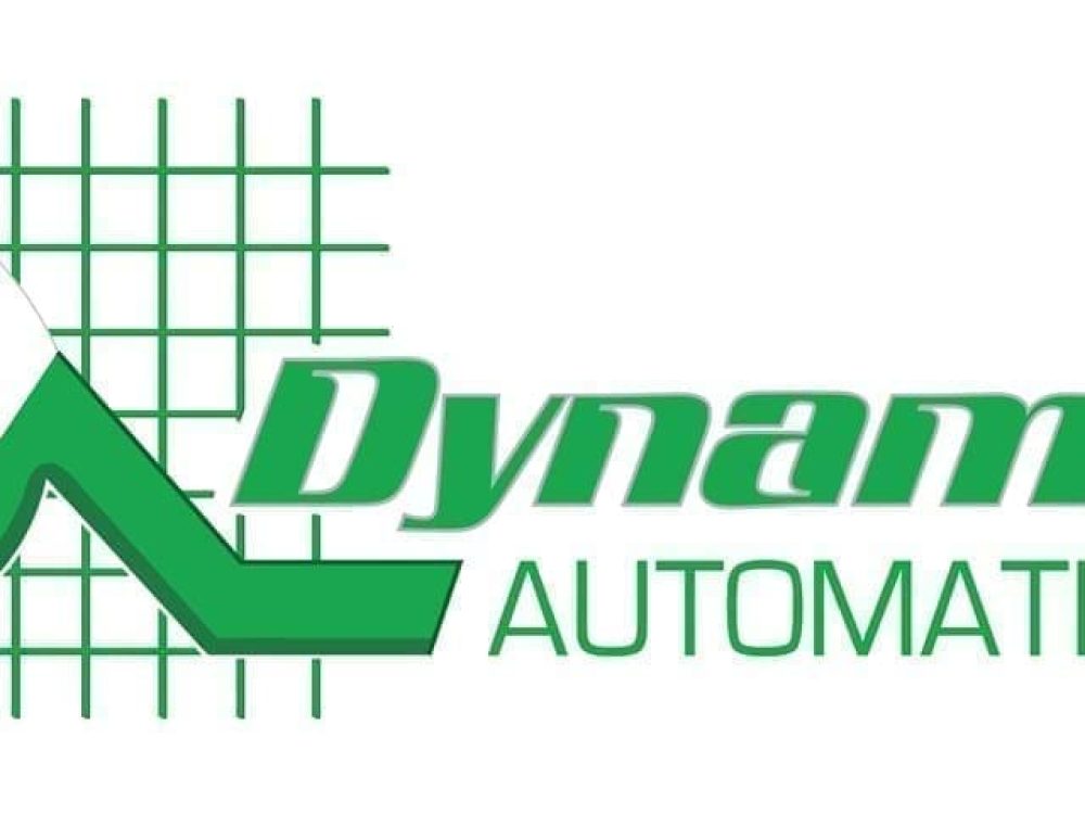 Dynamic Automation logo with a green grid and stylized letters D and A, representing poultry production automation.